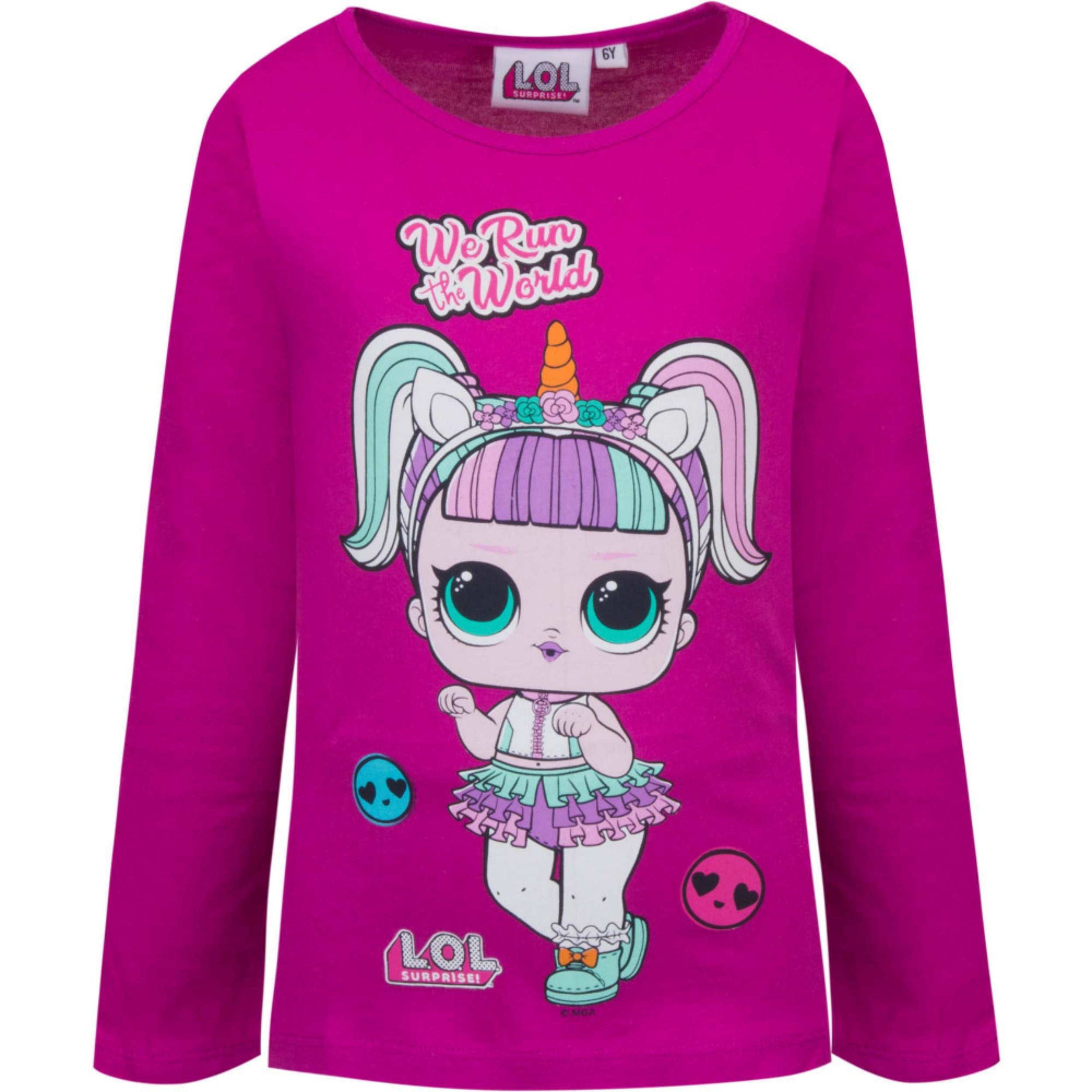 Bluza fete LOL Surprise, fuchsia, varsta 3 ani