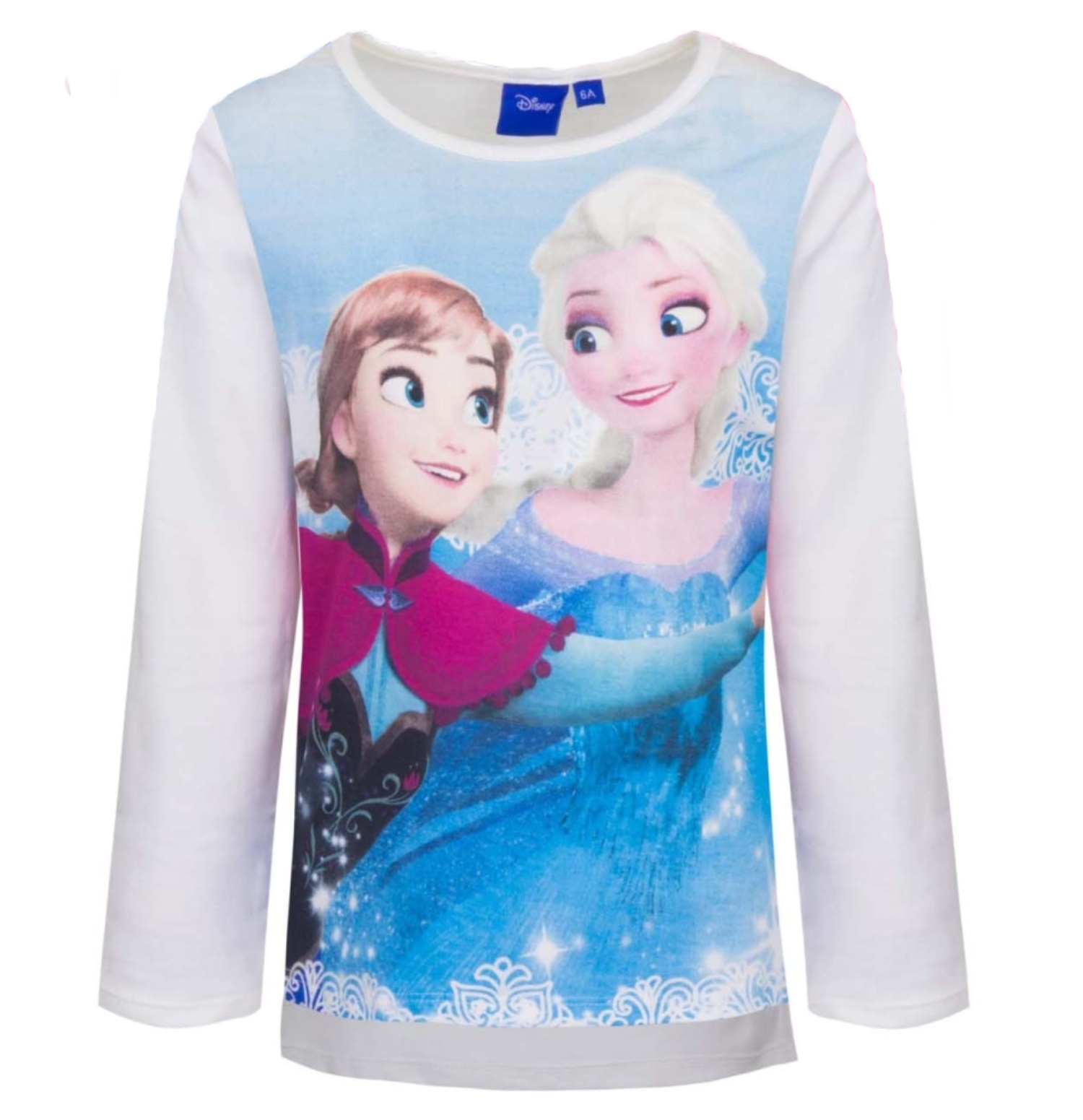 Bluza fete Elsa Frozen, alb, 4 ani